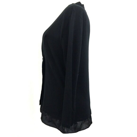 Apostrophe M 3/4 Sleeve Fine Knit Sweater Top Cami - Picture 2 of 7